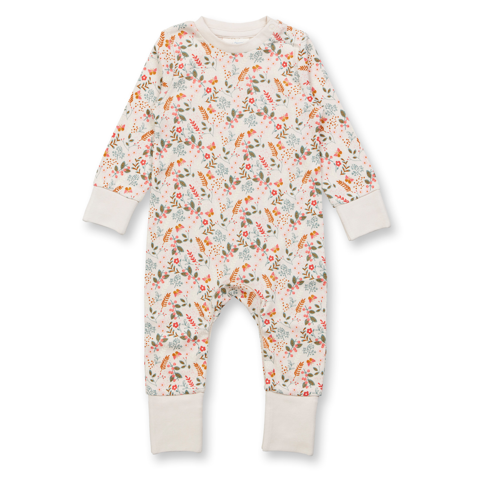 Sense Organic Baby Bodysuit Floral