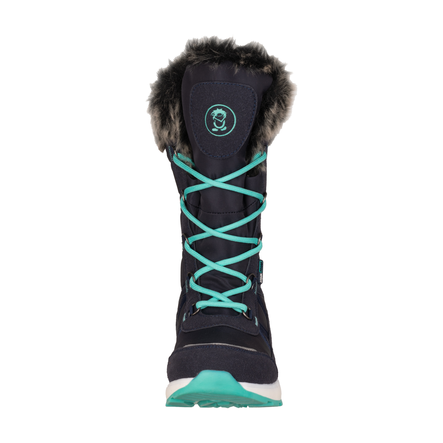 Trollkids Girls Hemsedal Winter Boots XT navy/mint