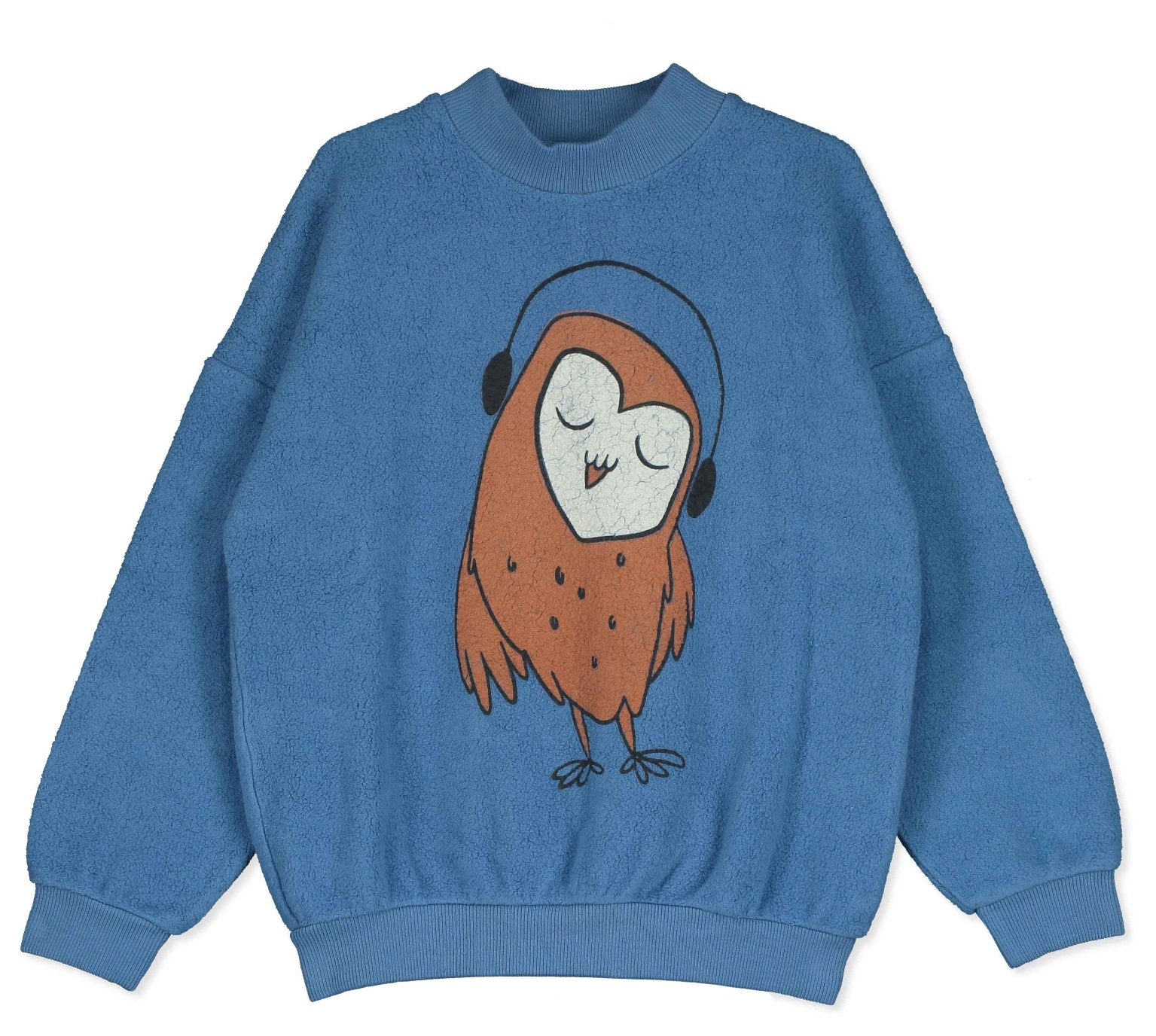 Lötiekids Sweatshirt Teddy OWLS blue