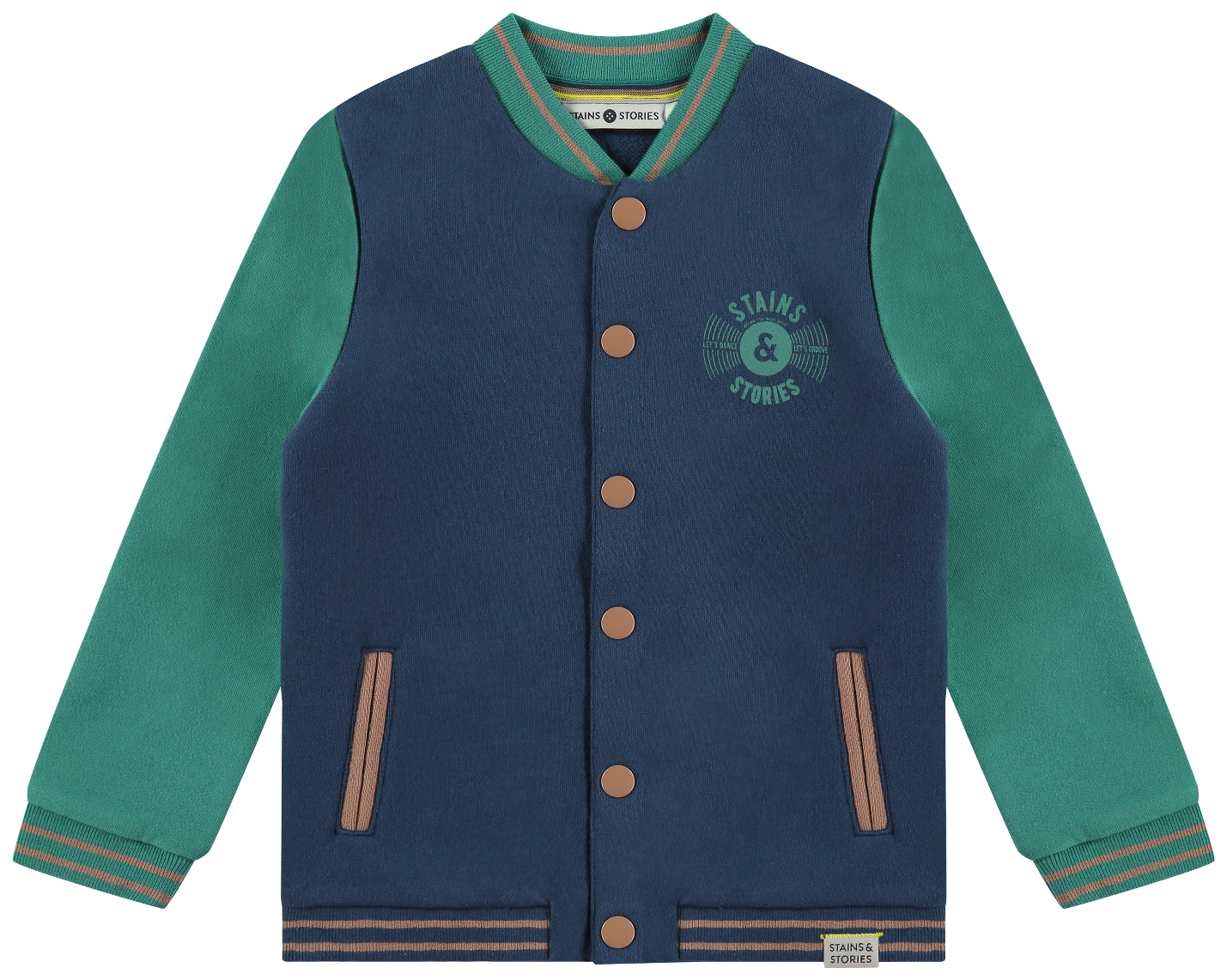 Babyface Boy Sweatjacke blue/green