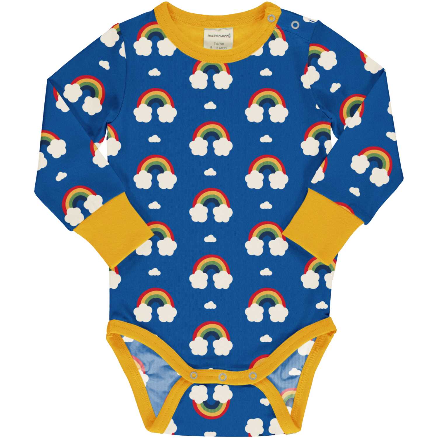 Maxomorra Baby Body Langarm RAINBOW 