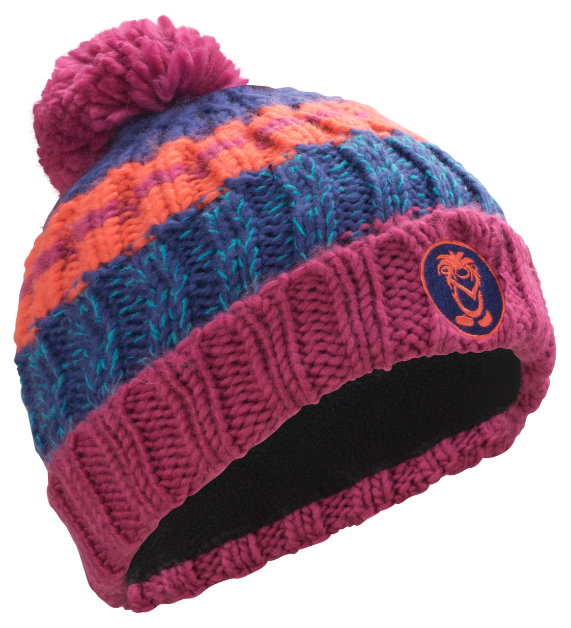 Trollkids Troll Bobble Cap bright berry/dark purple