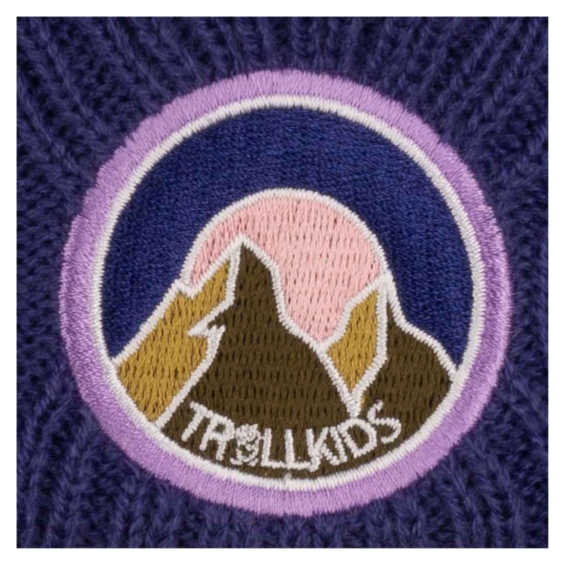 Trollkids Spitsbergen Wintermütze dark purple/violet