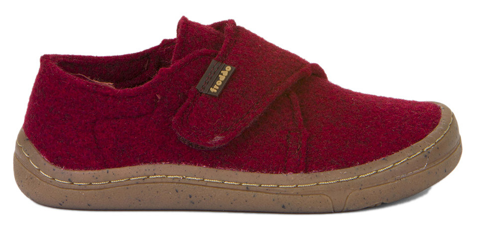 Froddo Hausschuhe Barfuß Wooly Bordeaux