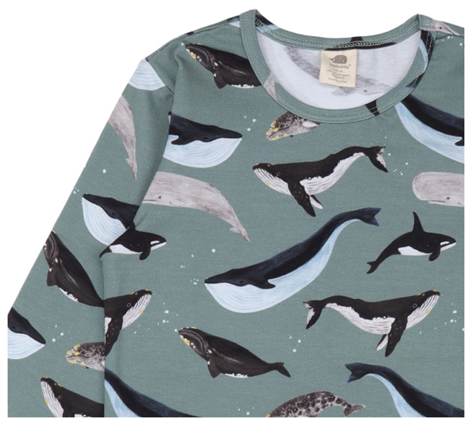 Walkiddy Langarmshirt The Great Whales