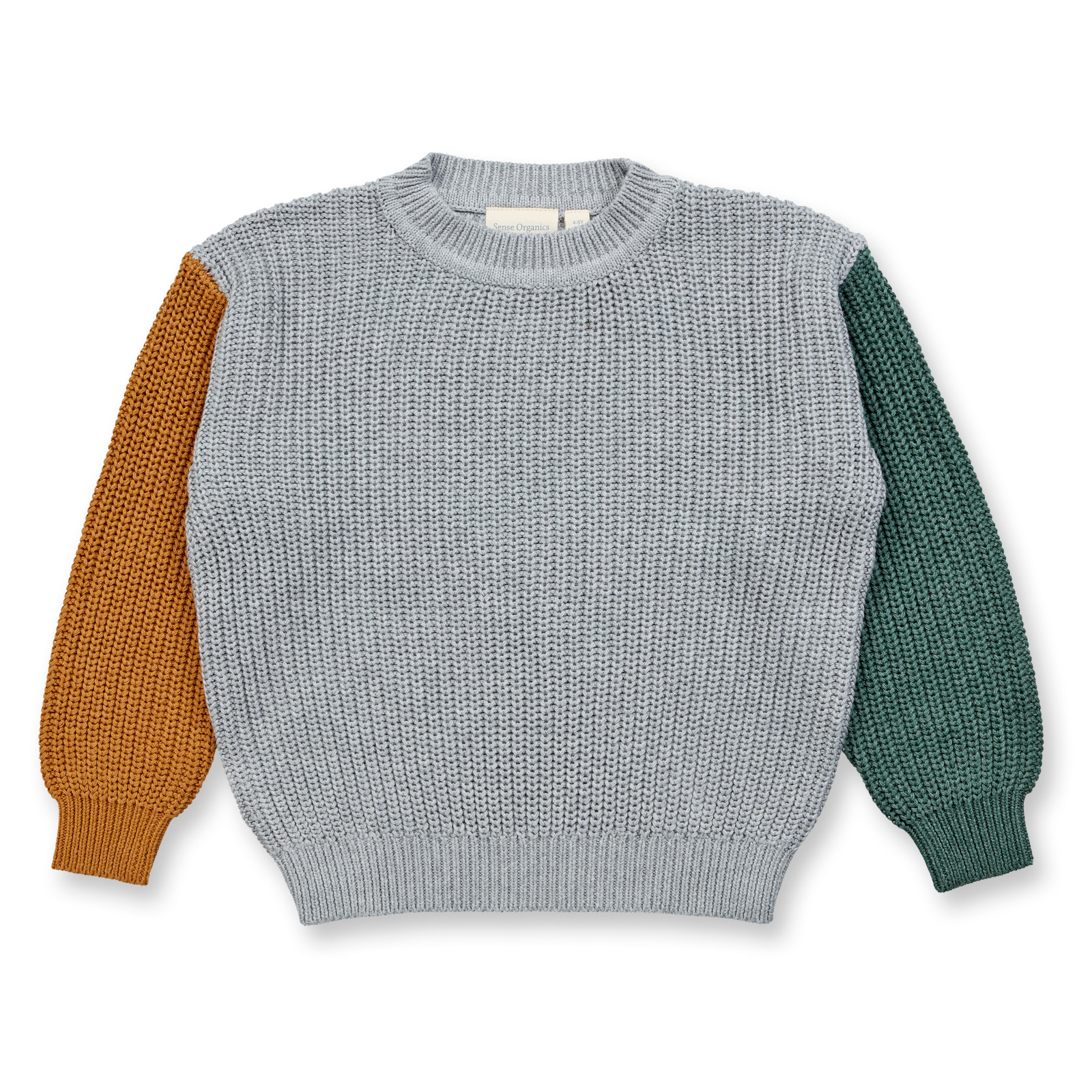 Sense Organic Boy Strickpullover Multi grey