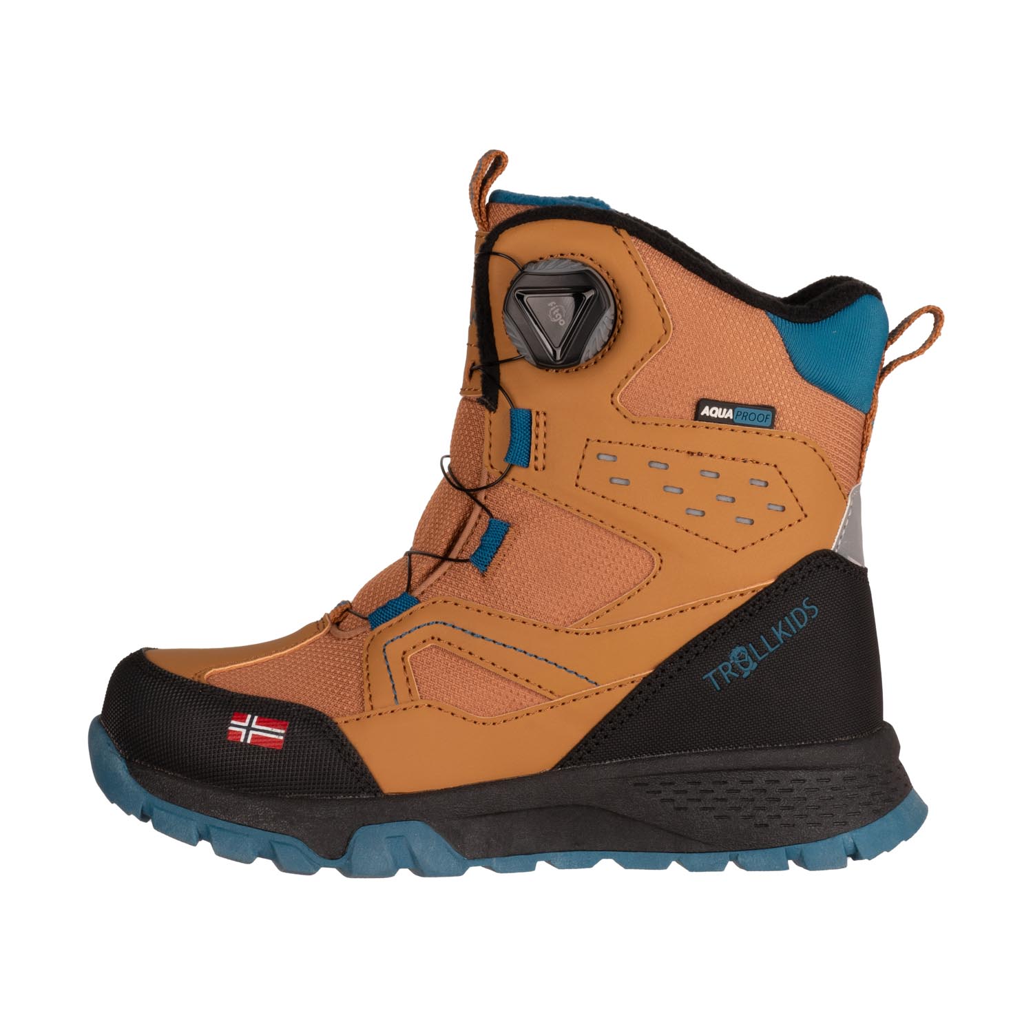 Trollkids Kirkenes Winter Boots almond/dark marine