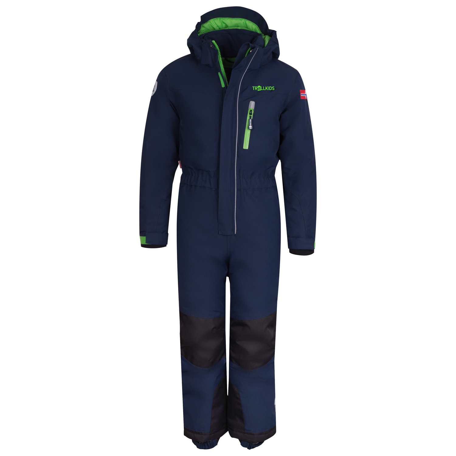 Trollkids Isfjord Schneeanzug navy/green