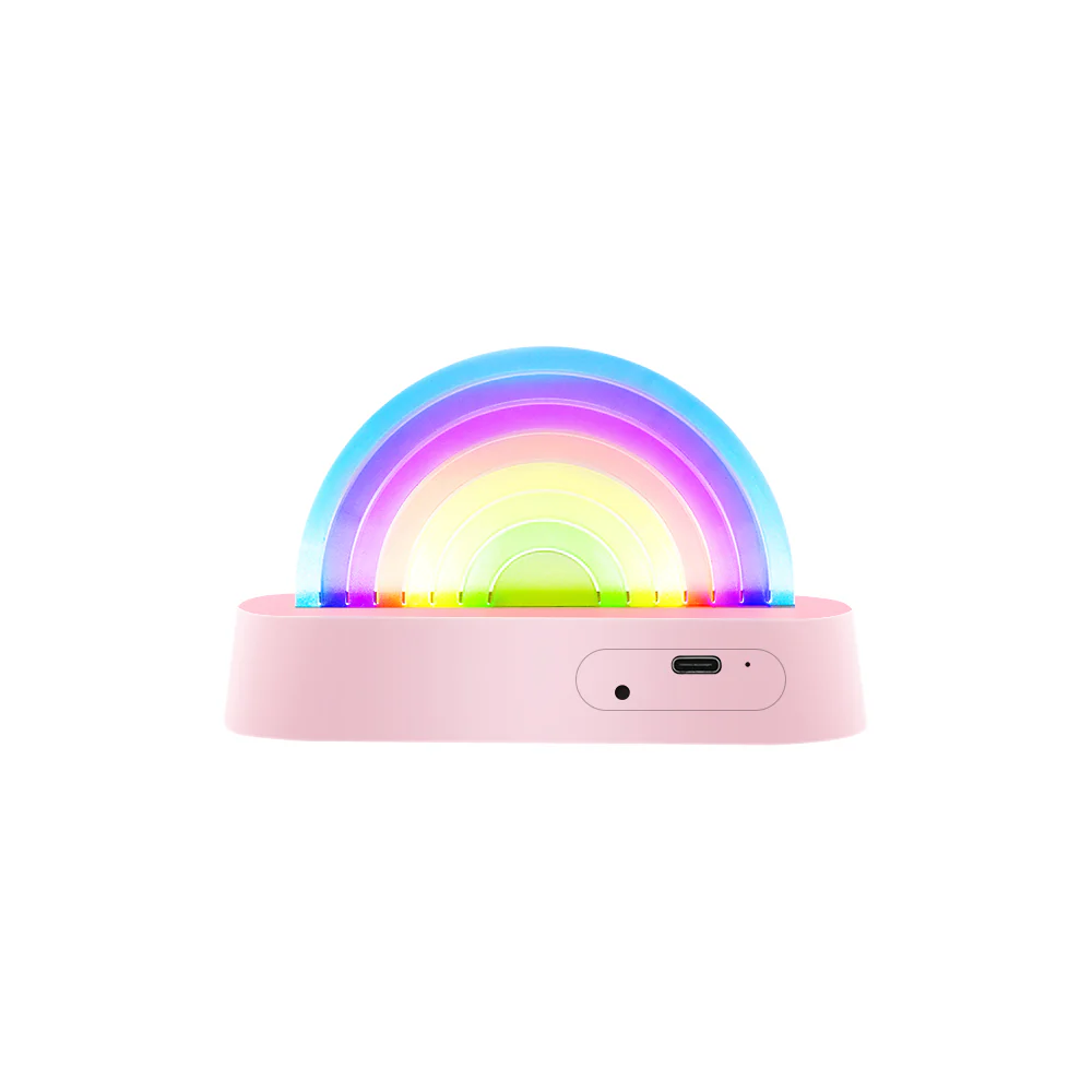 Lalarma Lampe Dancing Rainbow klangreaktiv rosa