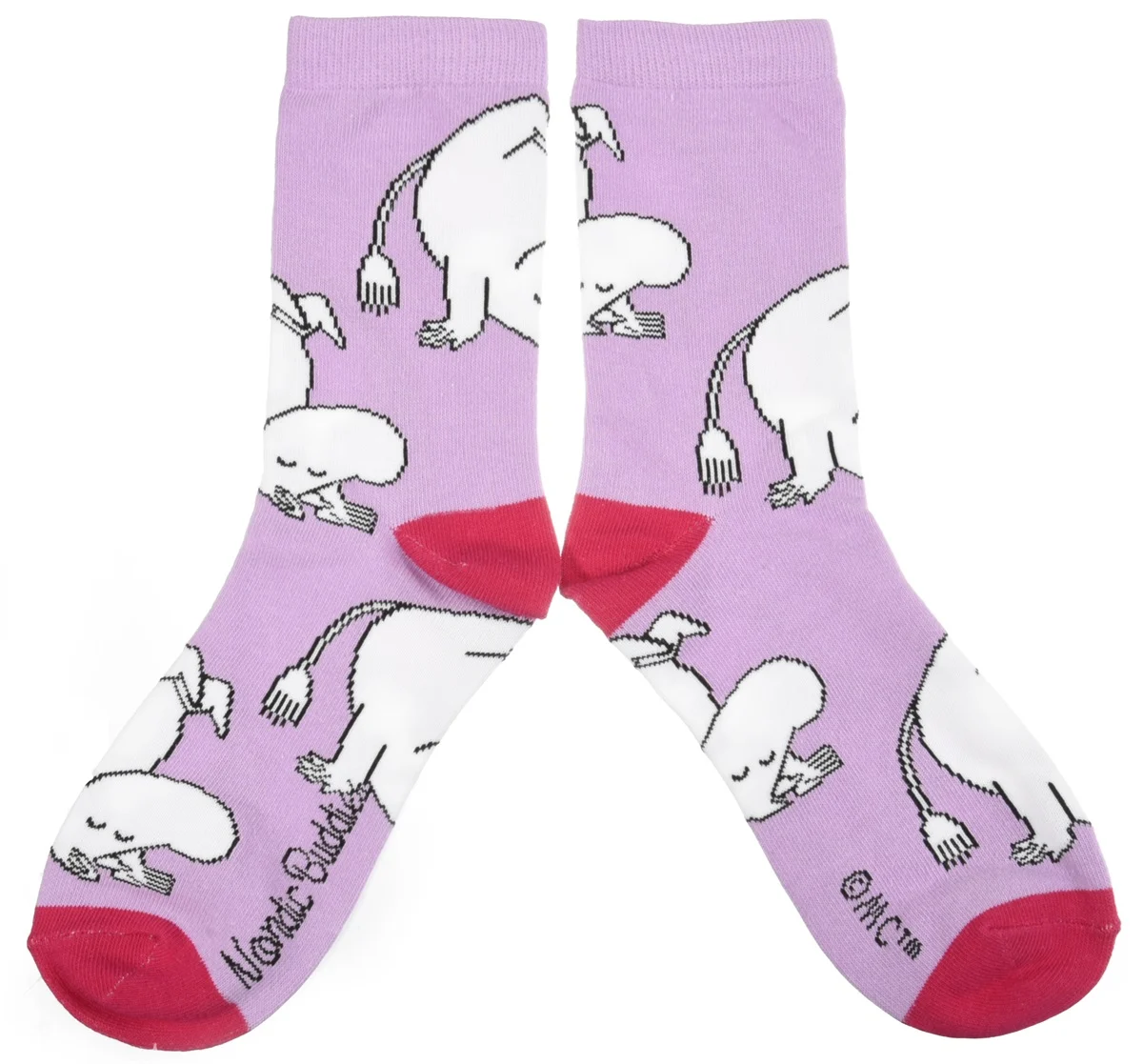 Nordic Buddies Socken Ladies Moomin lilac/pink Gr.36-42