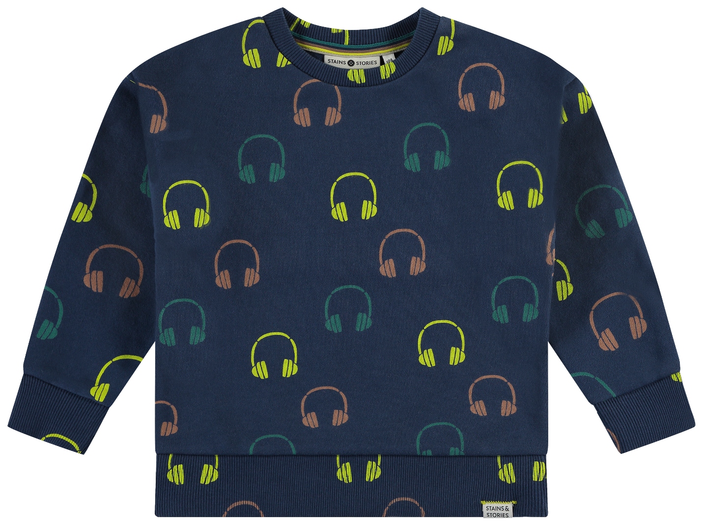 Babyface Boy Sweatshirt Headphones blue