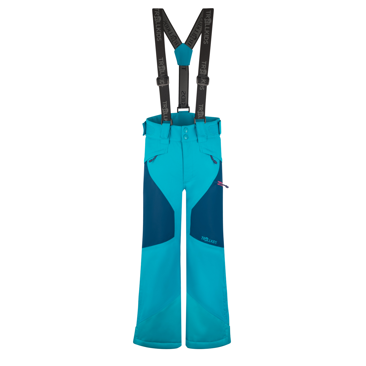 Trollkids Kongsberg Ski Hose dark turquoise/bright berry