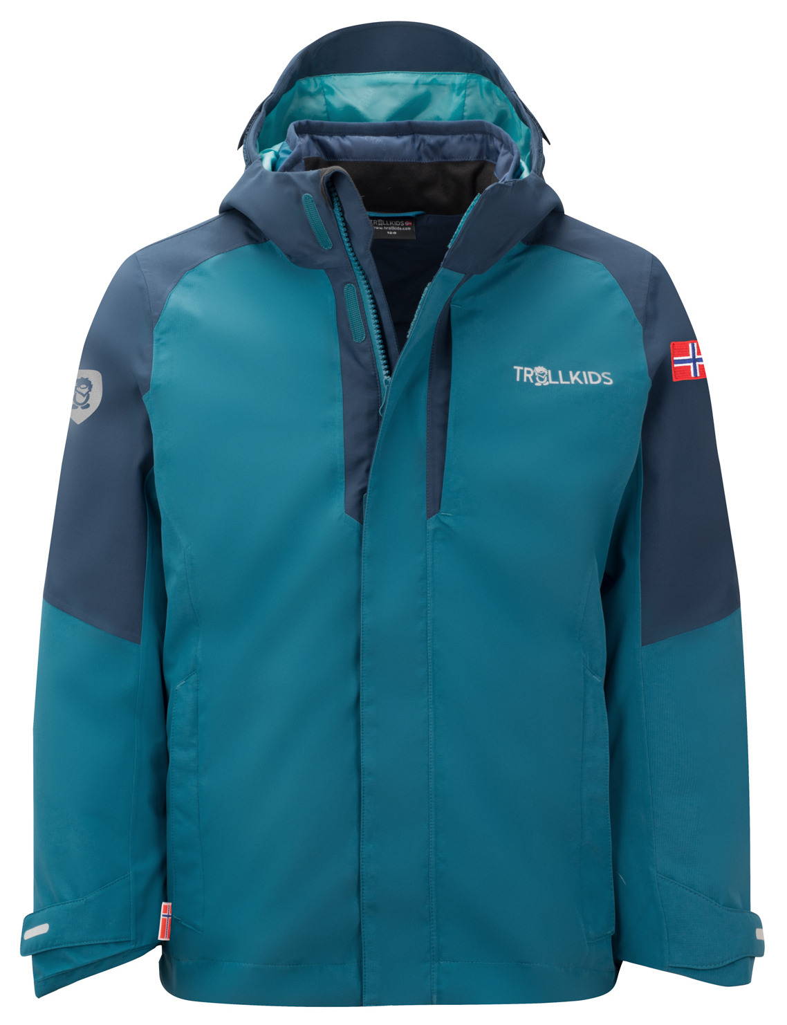 Trollkids Skanden 3in1 Jacke dark marine/mystic blue/arctic blue