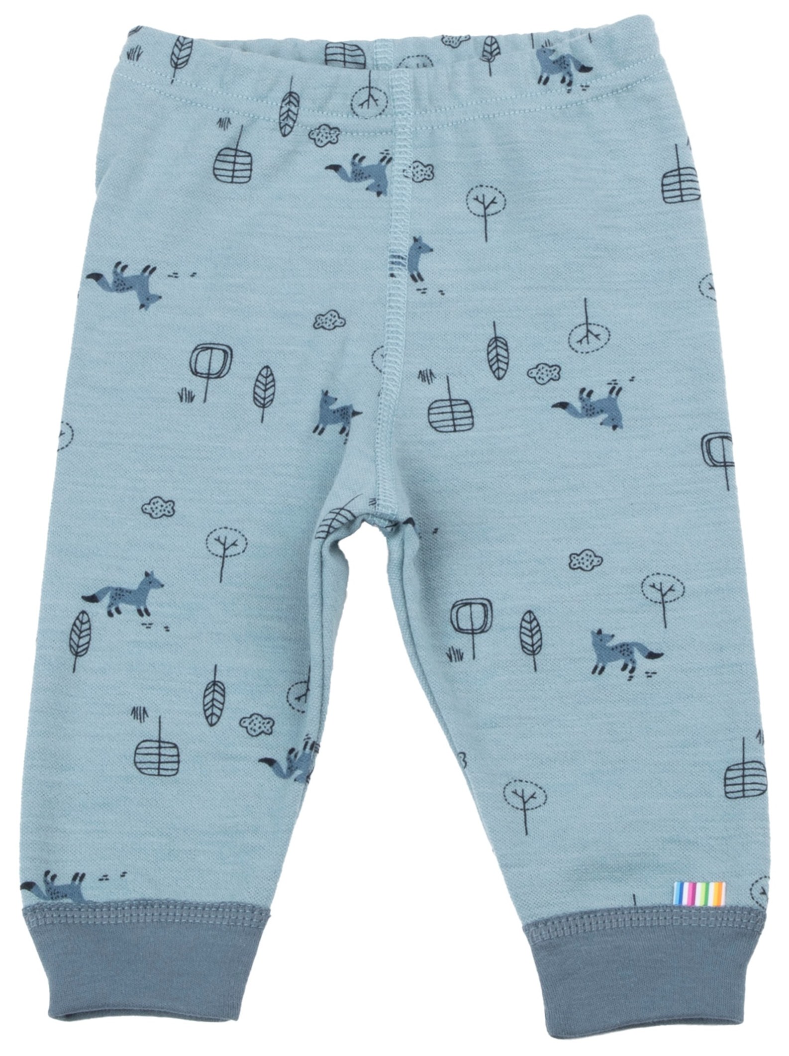 Joha Babyhose Merino/BW Füchse blau