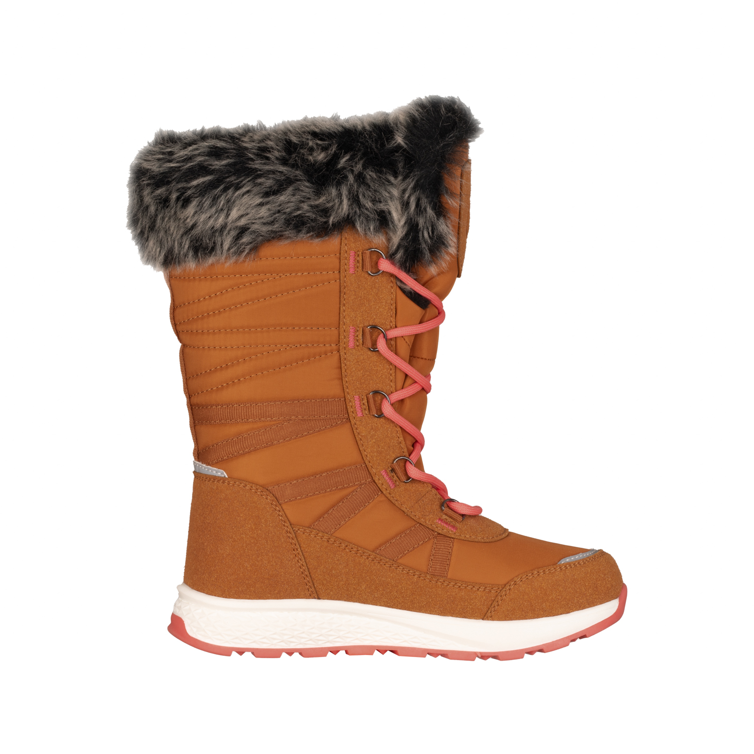 Trollkids Girls Hemsedal Winter Boots XT caramel/salmon