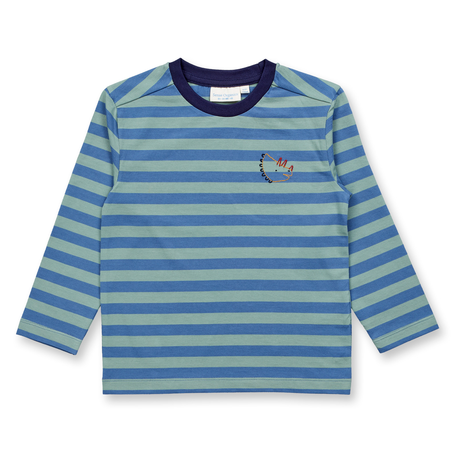 Sense Organic Boy Langarmshirt Stripes/Dino