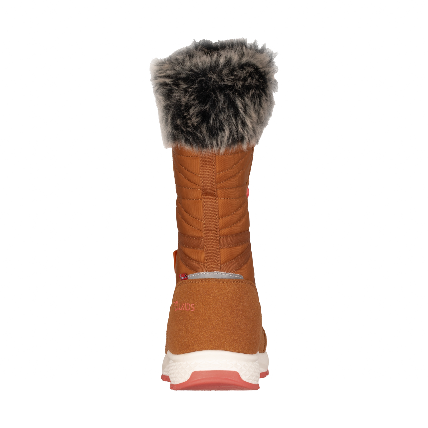 Trollkids Girls Hemsedal Winter Boots XT caramel/salmon