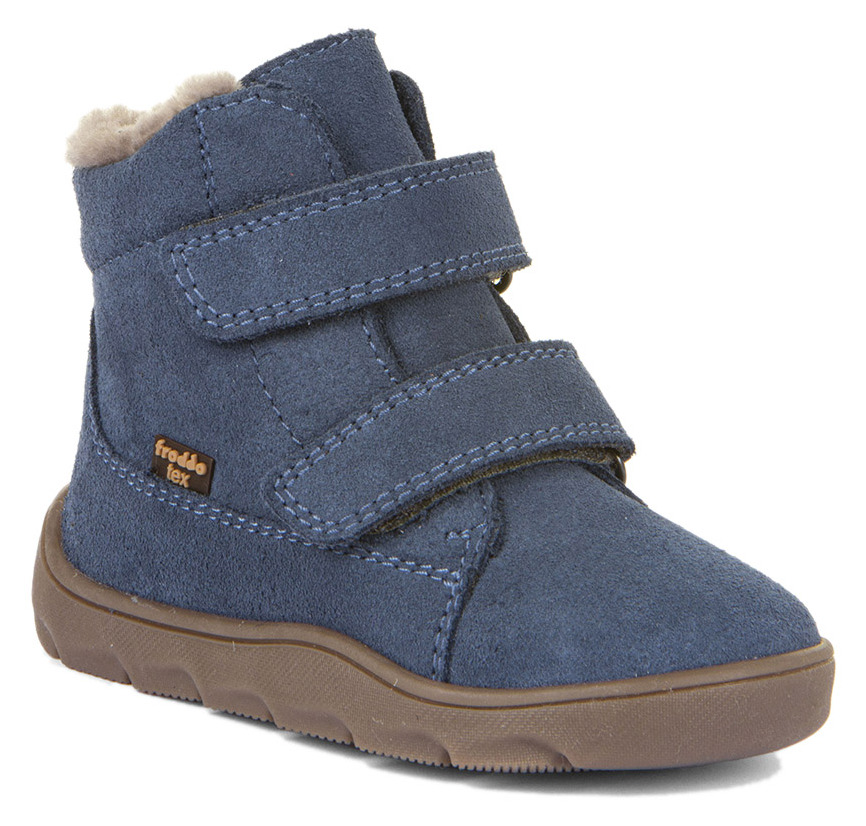 Froddo Barfuß Winterboots Zeru Tex Furry Denim