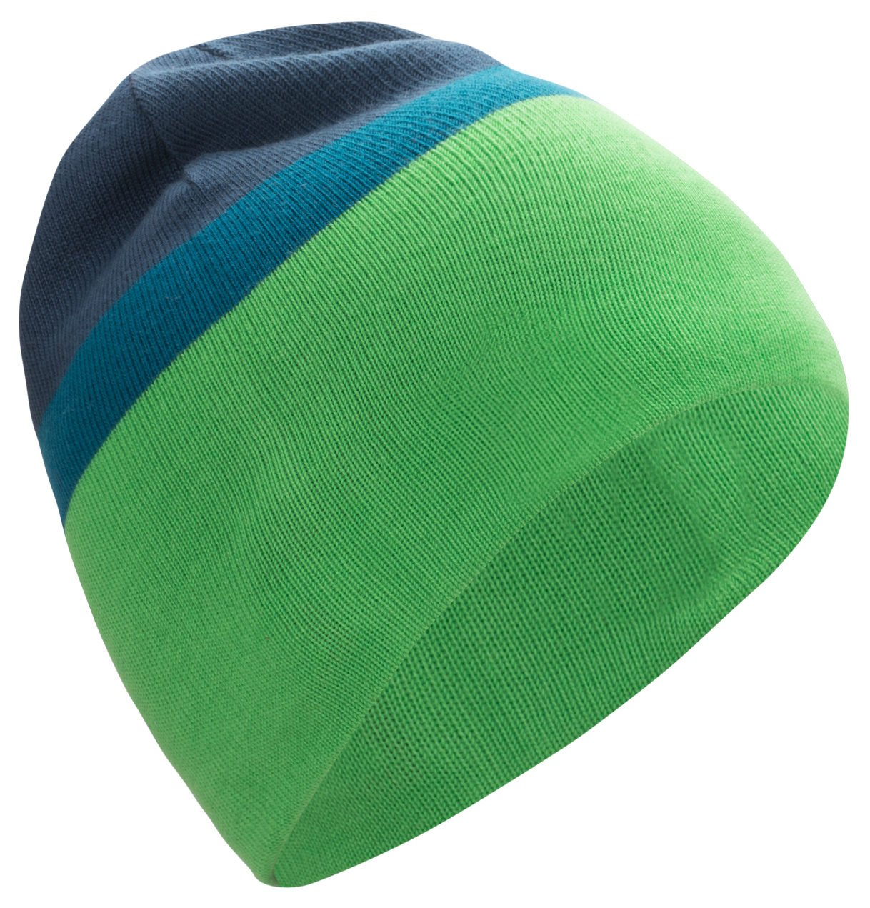 Trollkids Nordland Wintermütze fresh green/dark marine