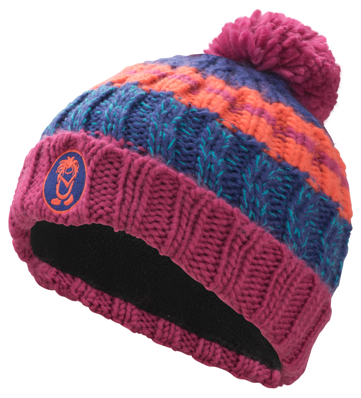 Trollkids Troll Bobble Cap bright berry/dark purple