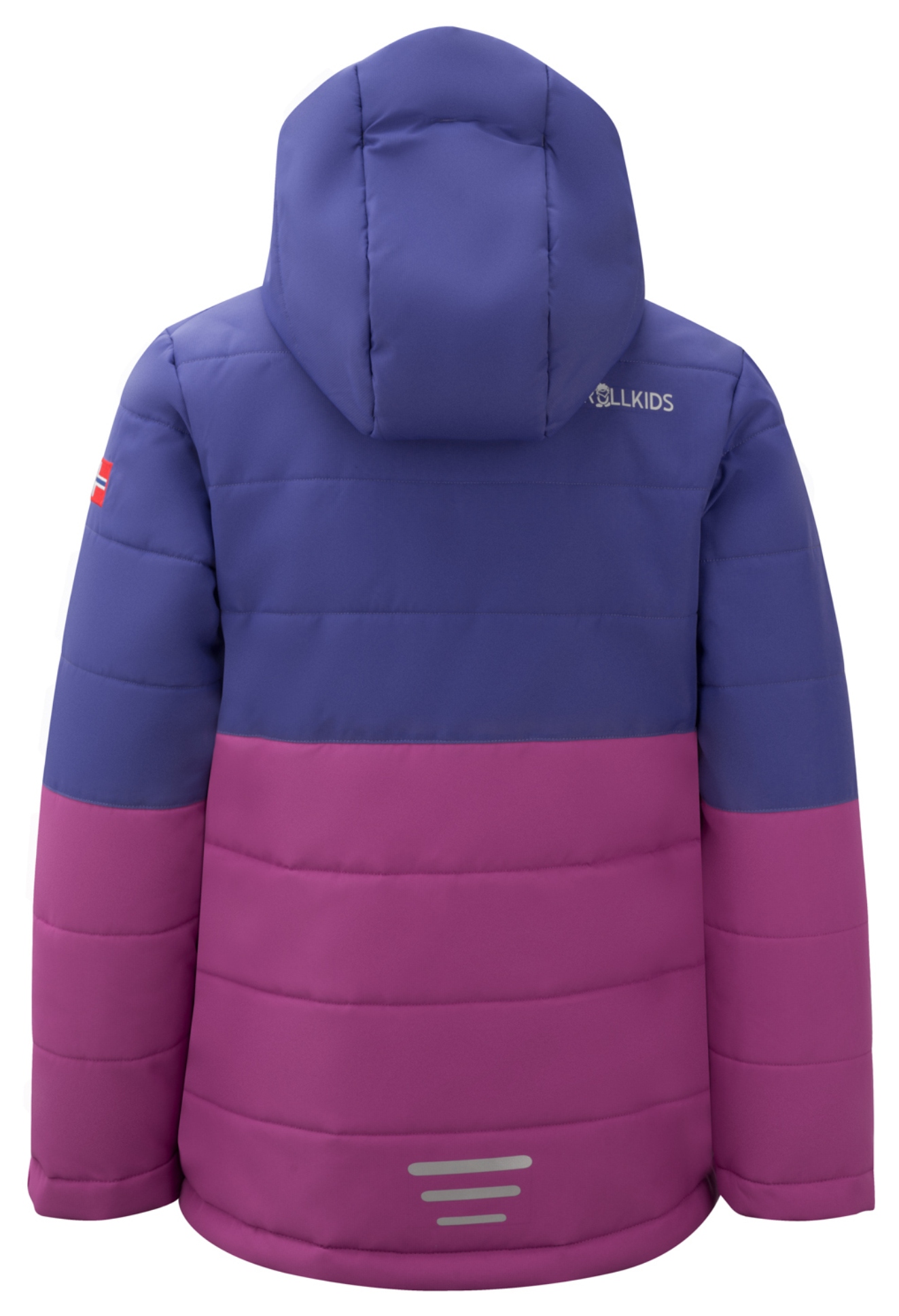 Trollkids Hemsedal Winterjacke XT dark purple/bright berry/radiant red