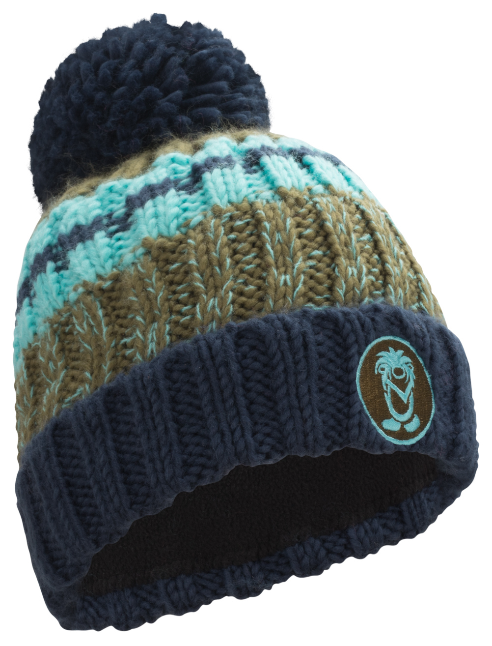 Trollkids Troll Bobble Cap mystic blue/pine green