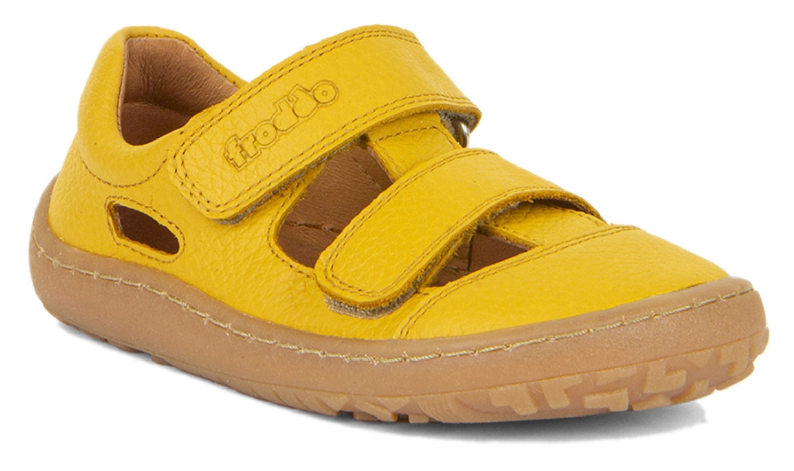 Froddo Barfuss Sandalen Doppelklett Yellow