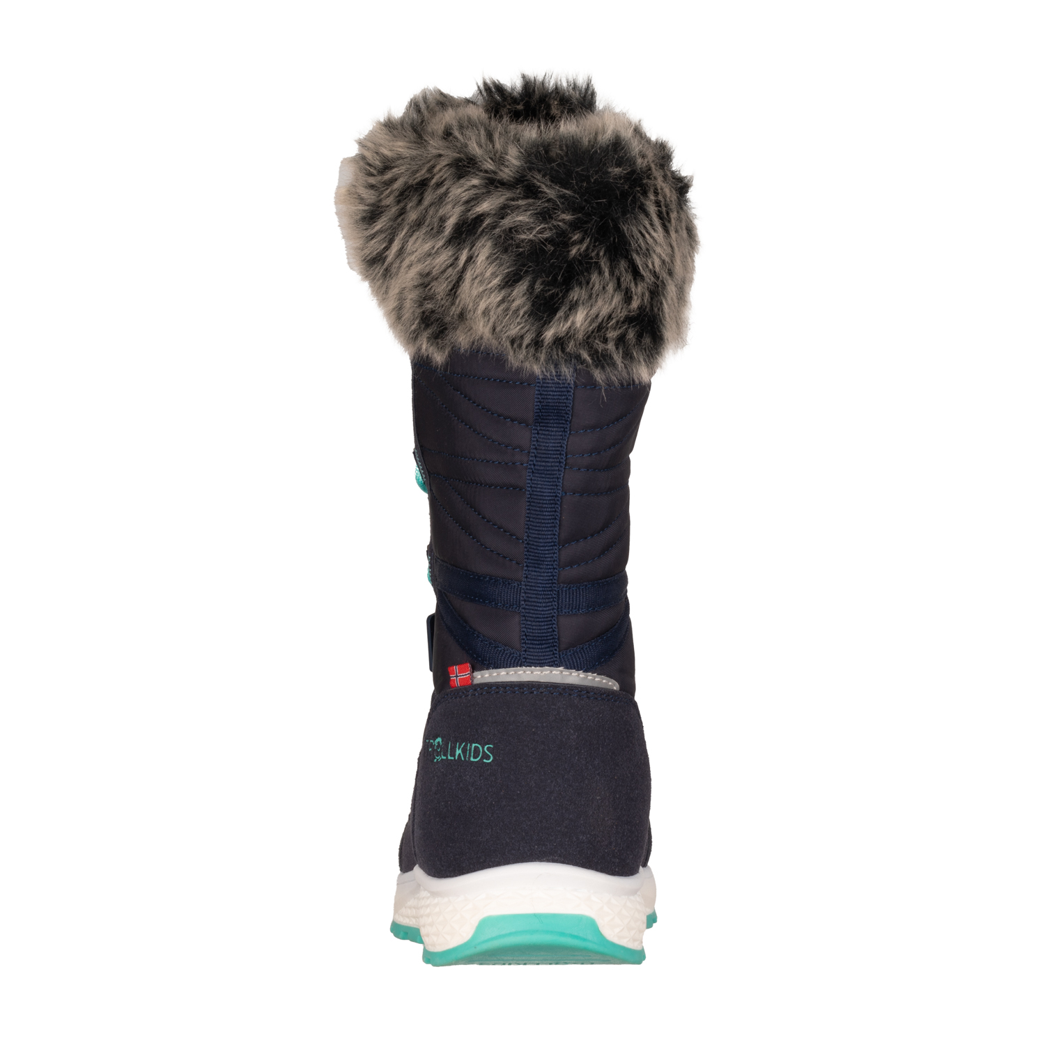 Trollkids Girls Hemsedal Winter Boots XT navy/mint