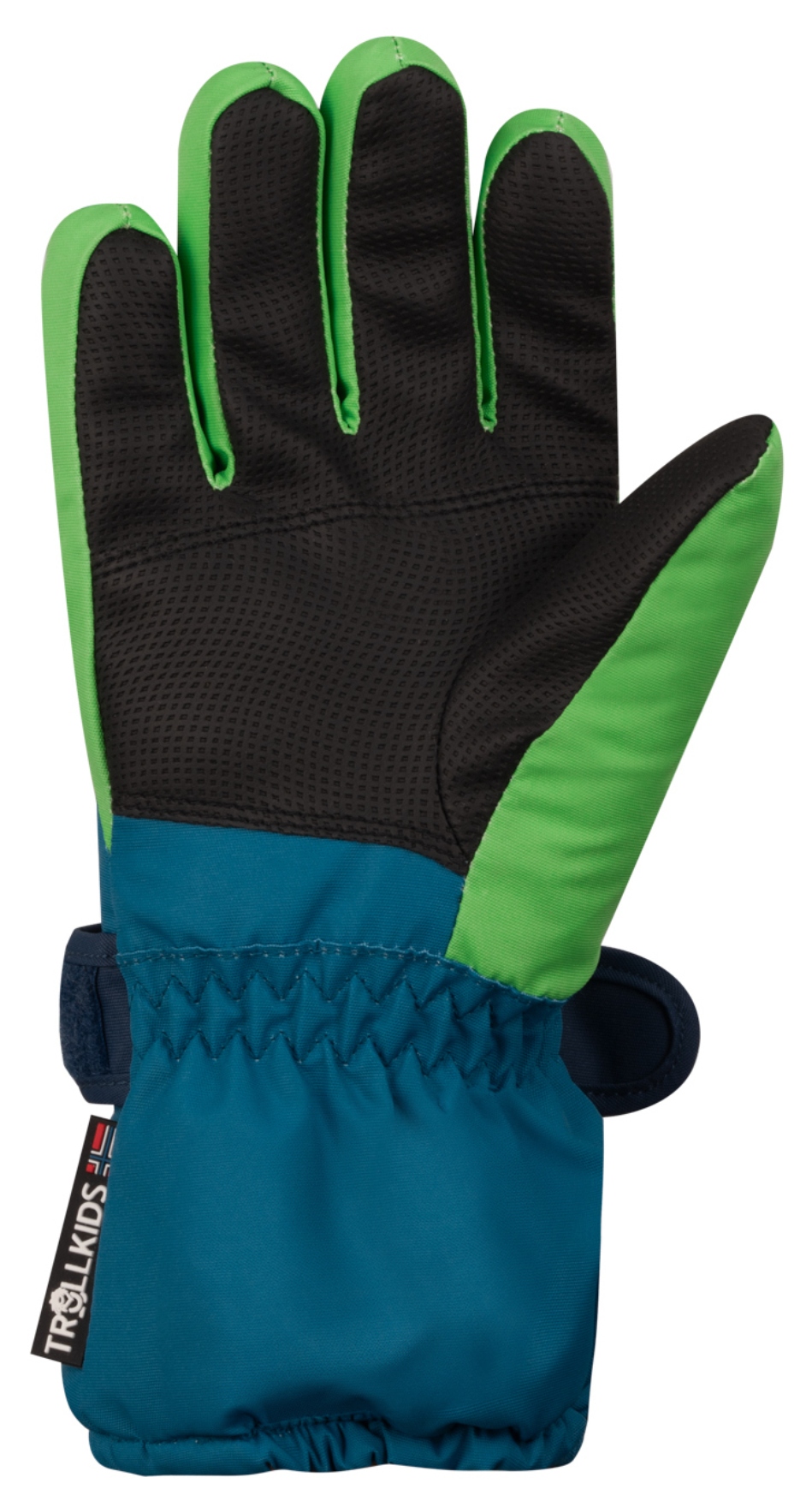 Trollkids Troll Fingerhandschuh dark marine/fresh green