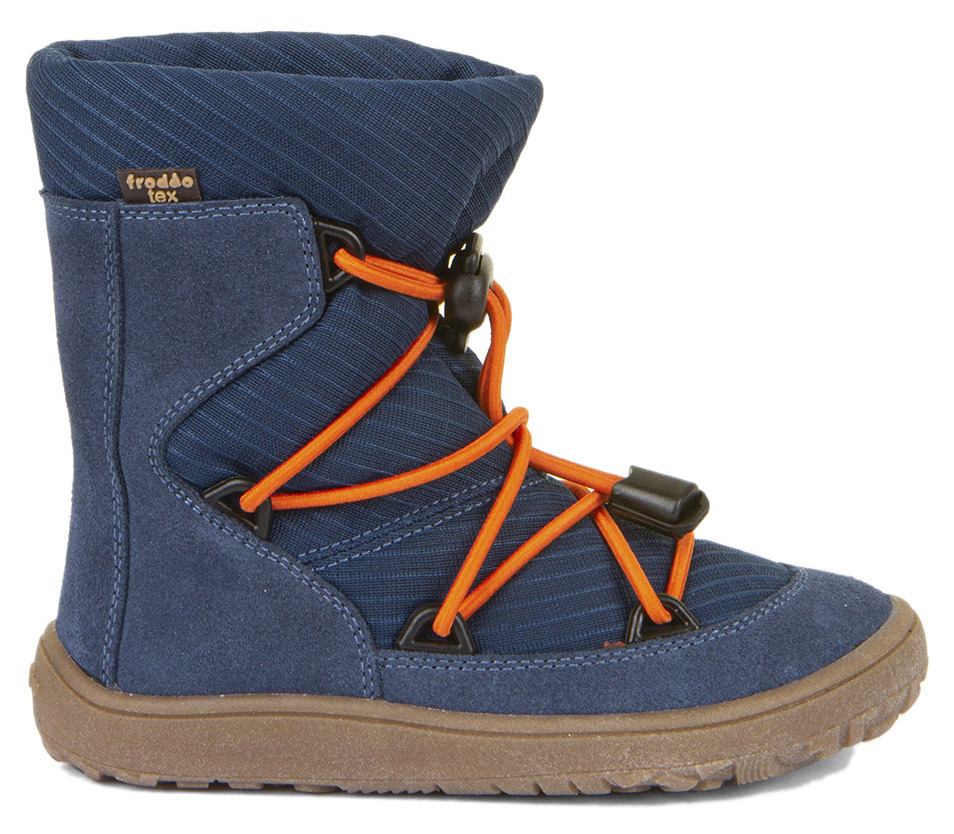 Froddo Barfuß Winterstiefel Track Wool Tex Denim