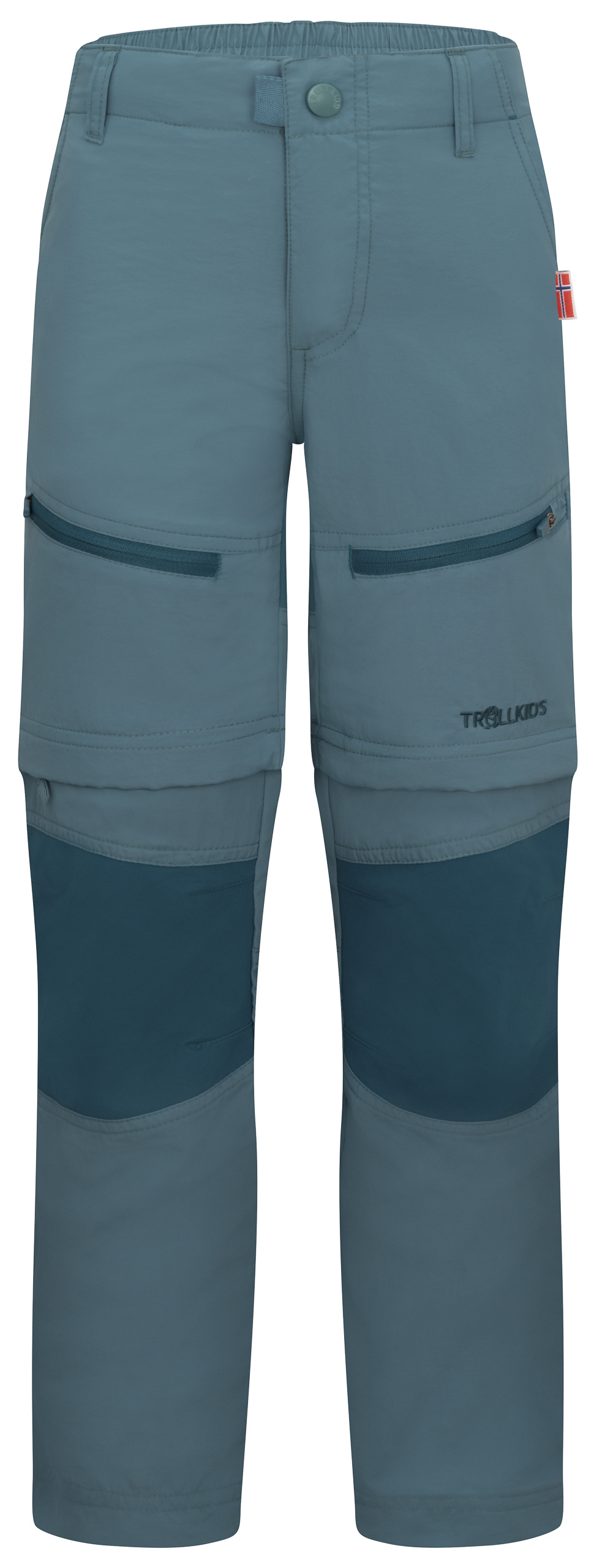 Trollkids Nordfjord Zip-off Pants Slim Fit Teal