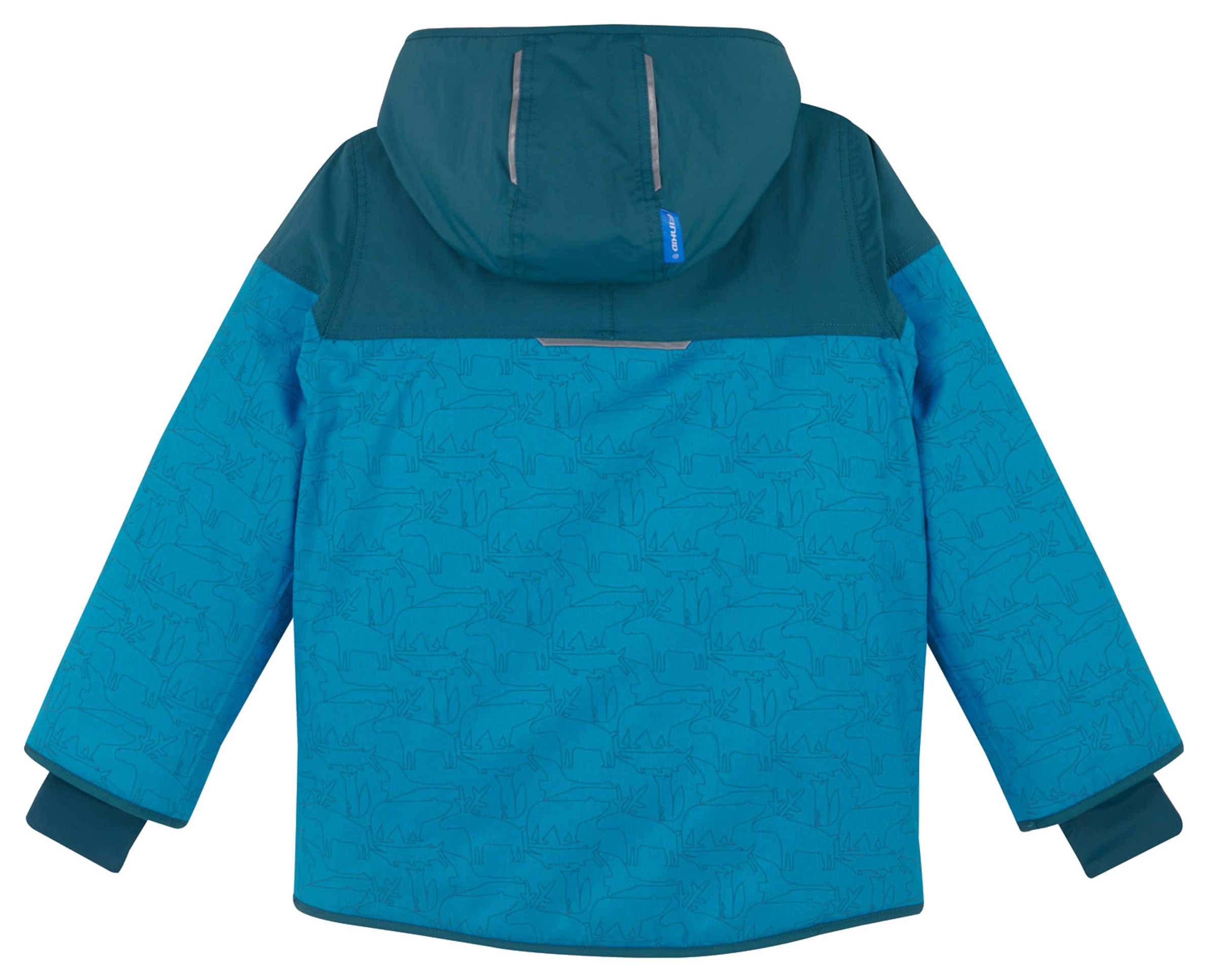 Finkid Winterjacke Koira Ice mosaic/deep teal