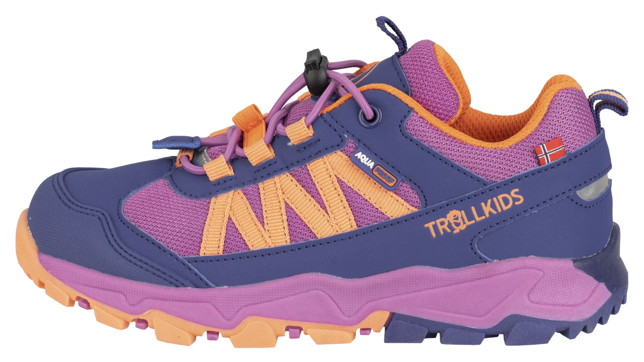 Trollkids Tronfjell Hiker Low Violet Blue/Mallow Pink