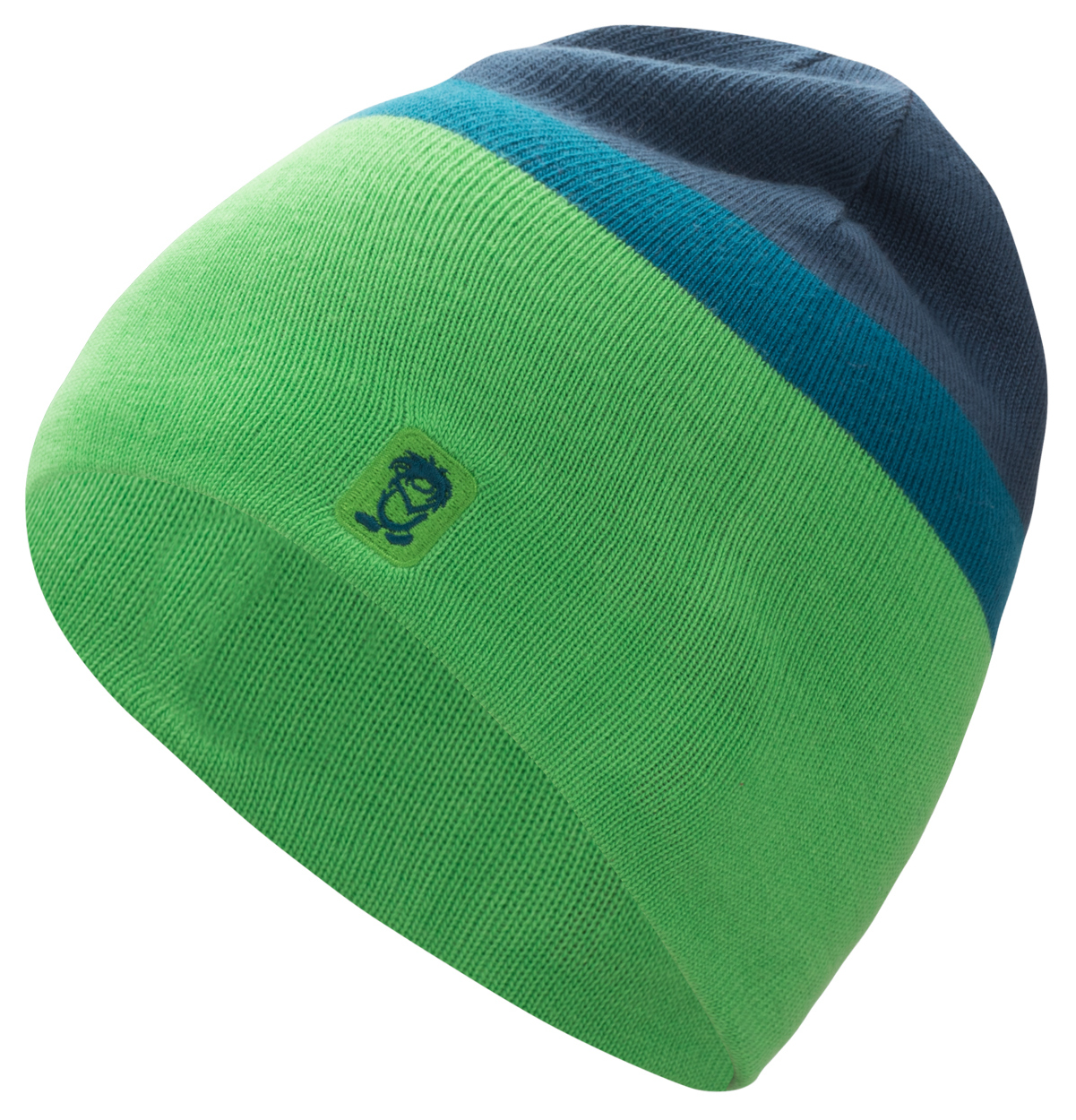 Trollkids Nordland Wintermütze fresh green/dark marine