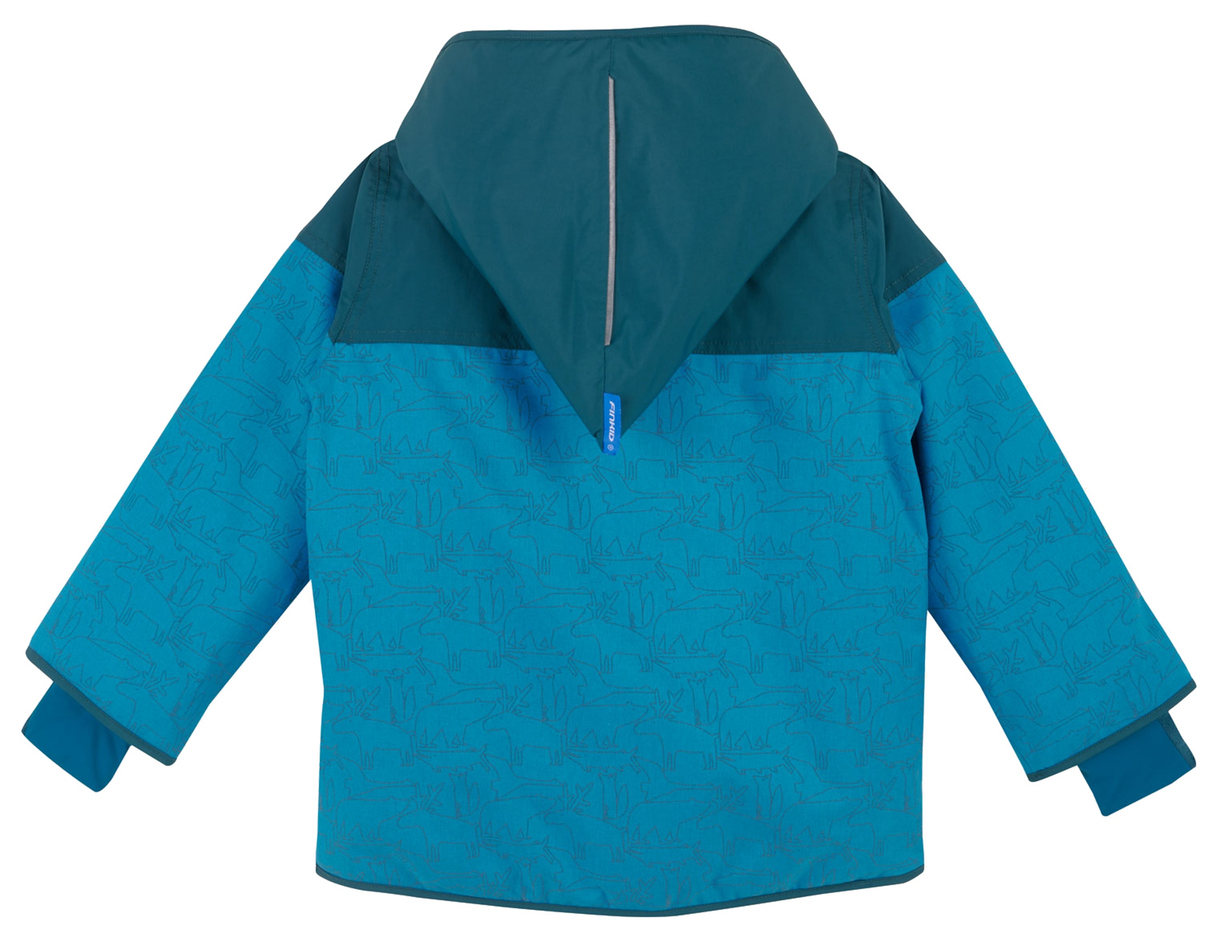 Finkid Winterjacke Koira Ice mosaic/deep teal