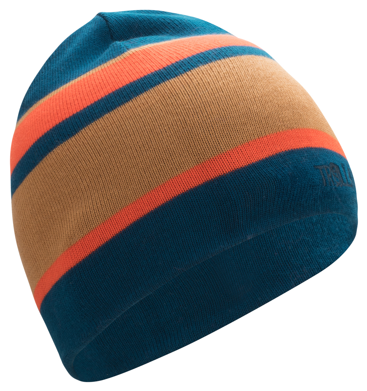 Trollkids Nordland Wintermütze madeira blue/deep orange