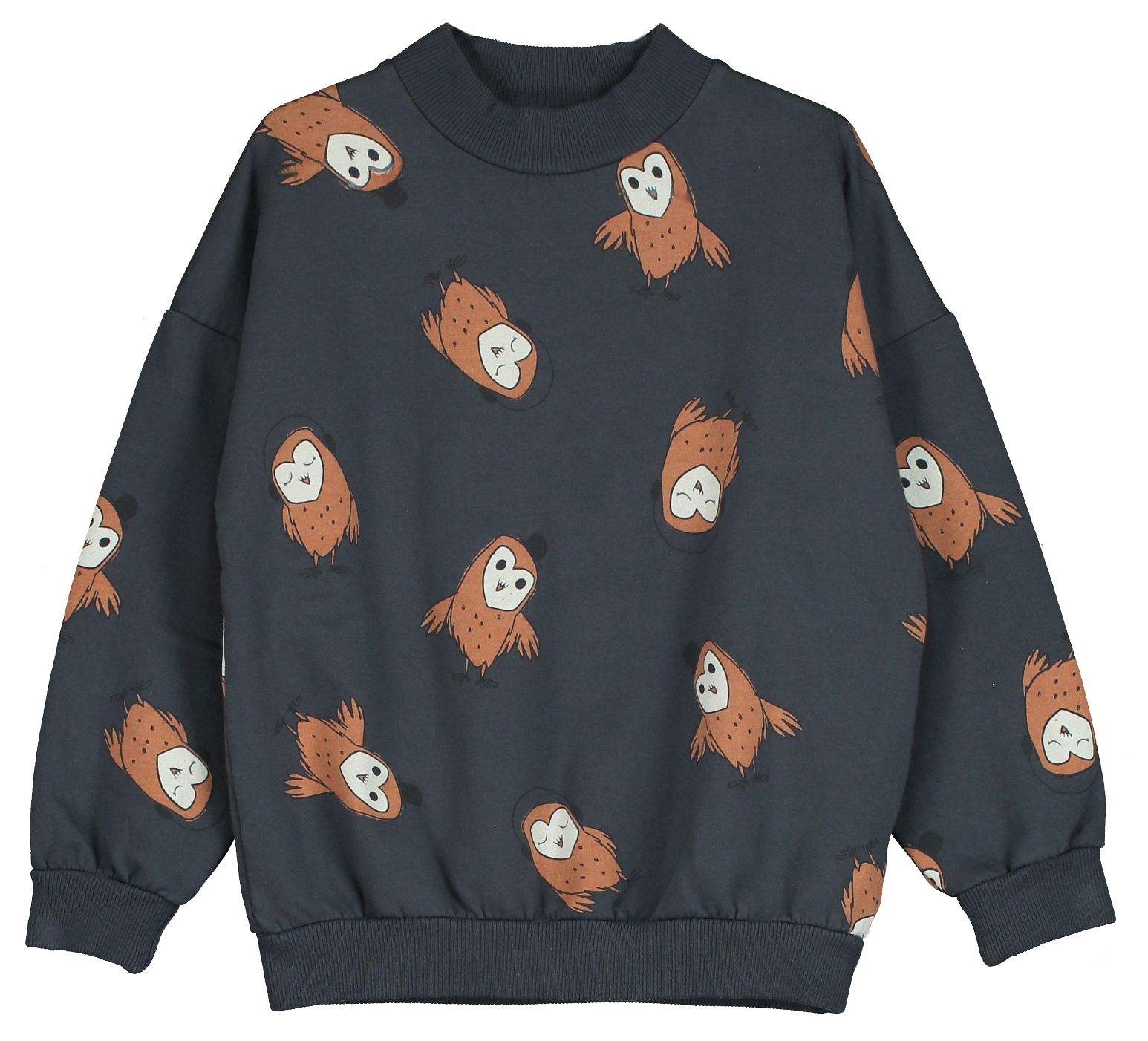 Lötiekids Sweatshirt OWLS anthracite