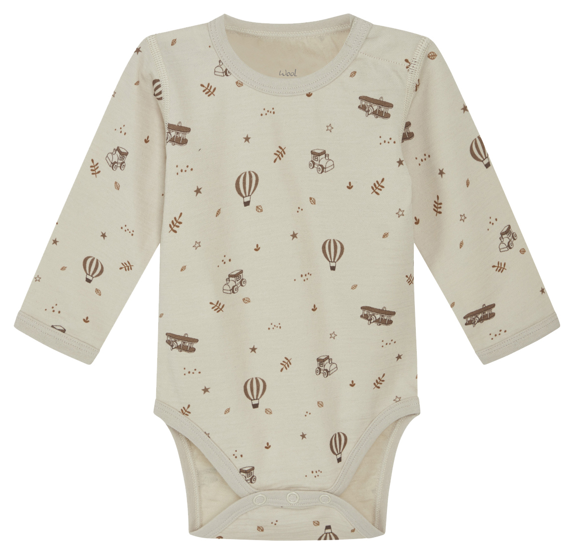 Hust & Claire Baby Body Wolle Bambus French Oak 