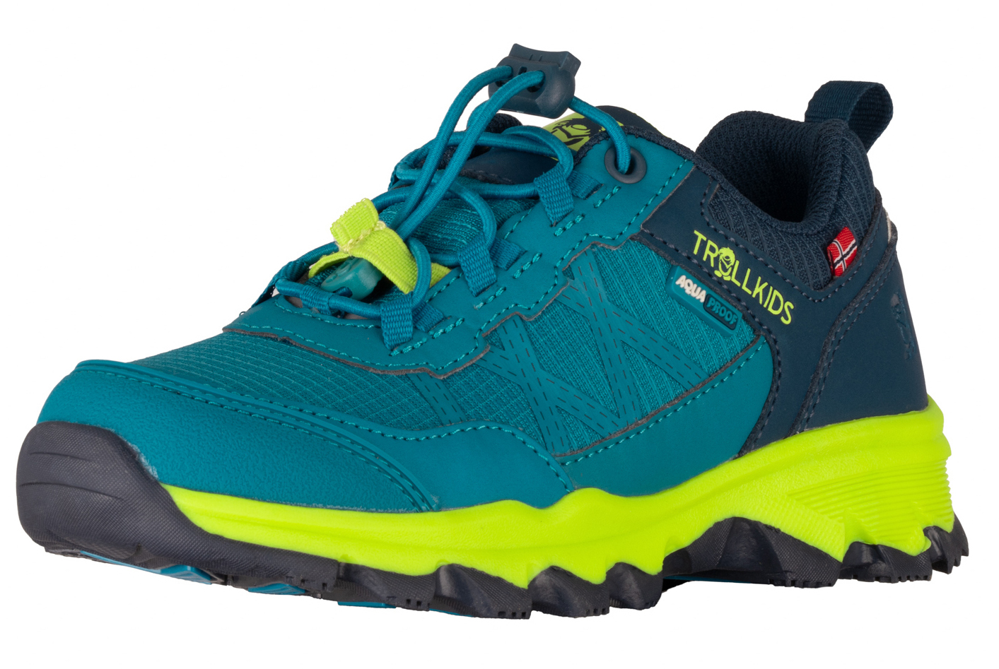 Trollkids Trolltunga Hiker Low XT Harbour Blue/Spring Leaf