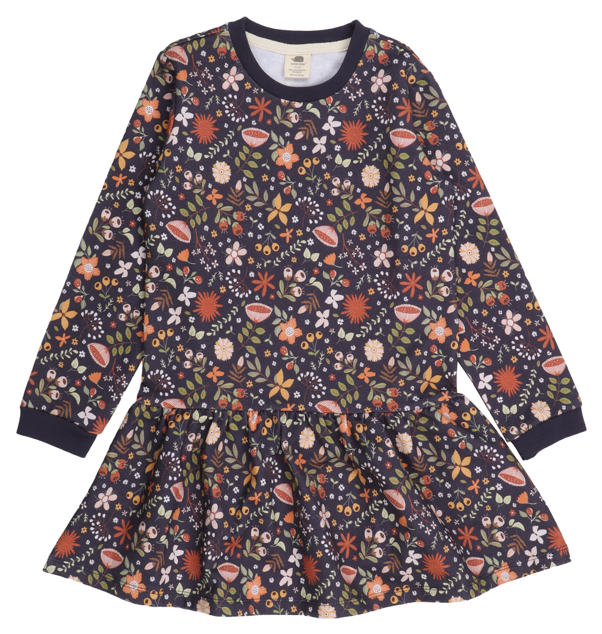 Walkiddy Sweatkleid Fancy Flowers