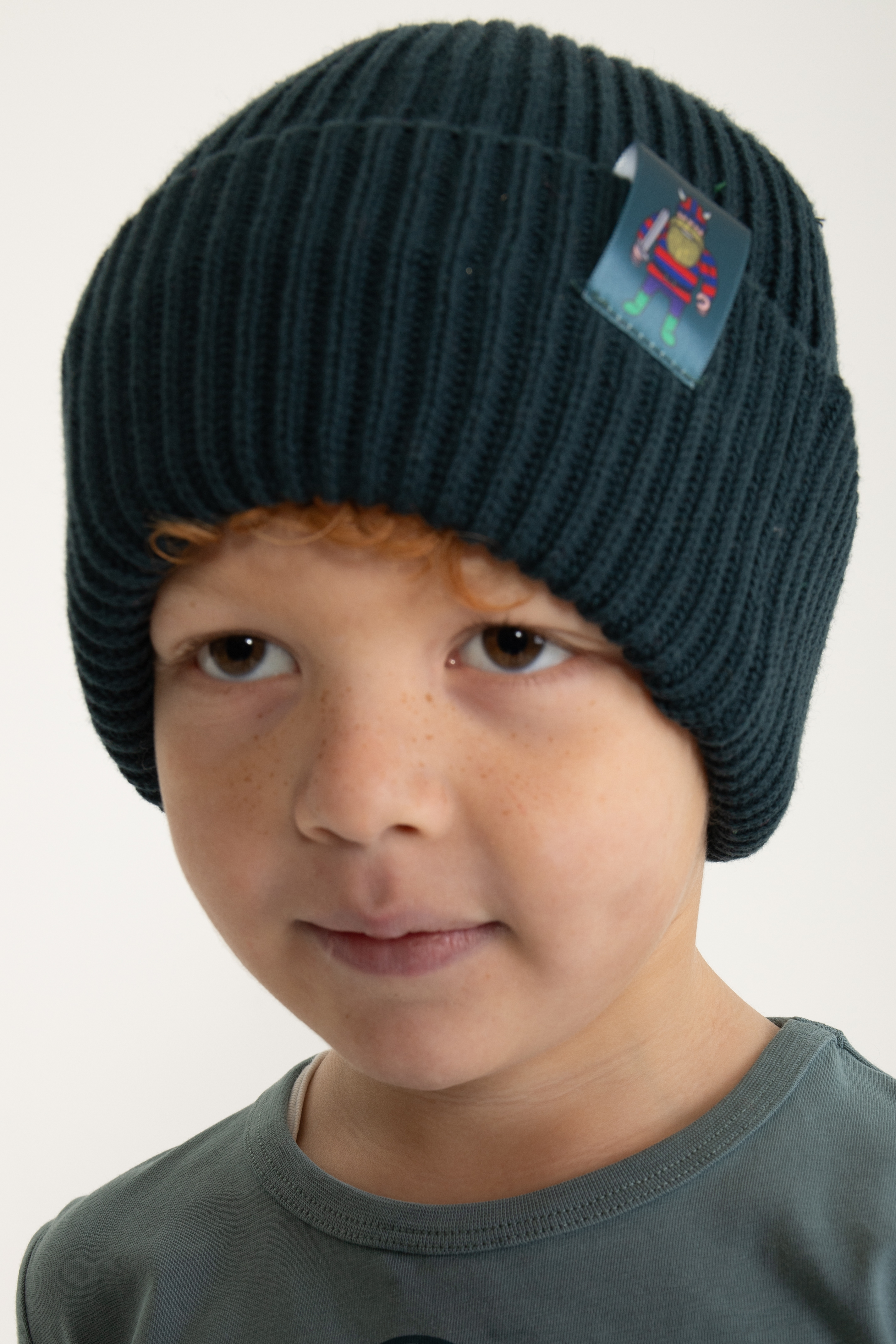 Danefae Beanie Daneby Cotton dark slate