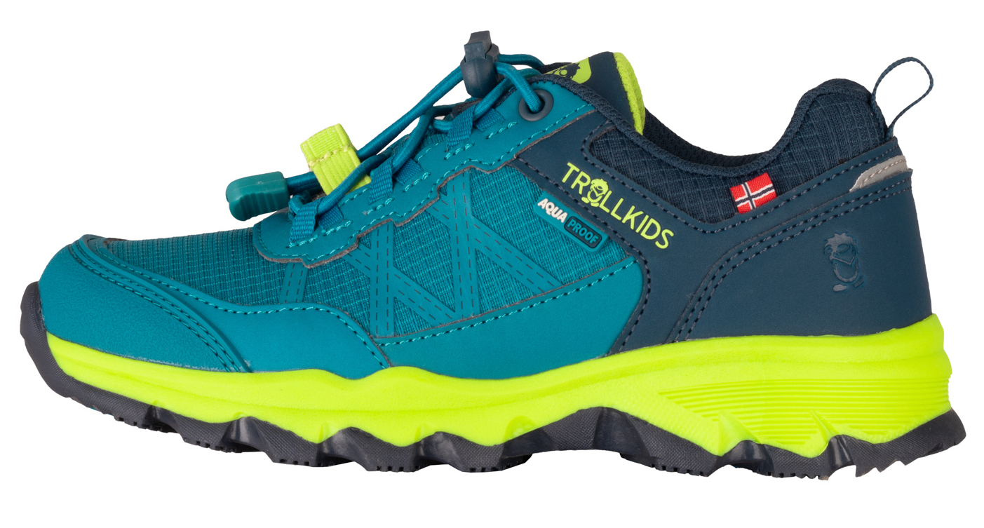 Trollkids Trolltunga Hiker Low XT Harbour Blue/Spring Leaf