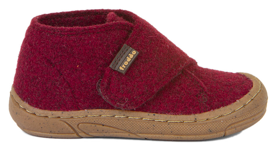 Froddo Hausschuhe Minni Wooly Bordeaux