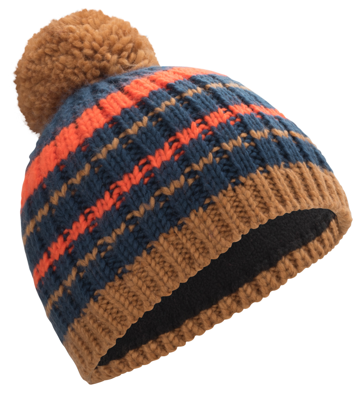 Trollkids Hafjell Bobble Cap almond/madeira blue