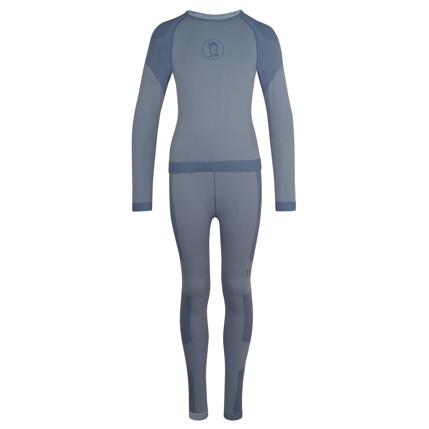 Trollkids Hemsedal Skiunterwäsche Set lotus blue