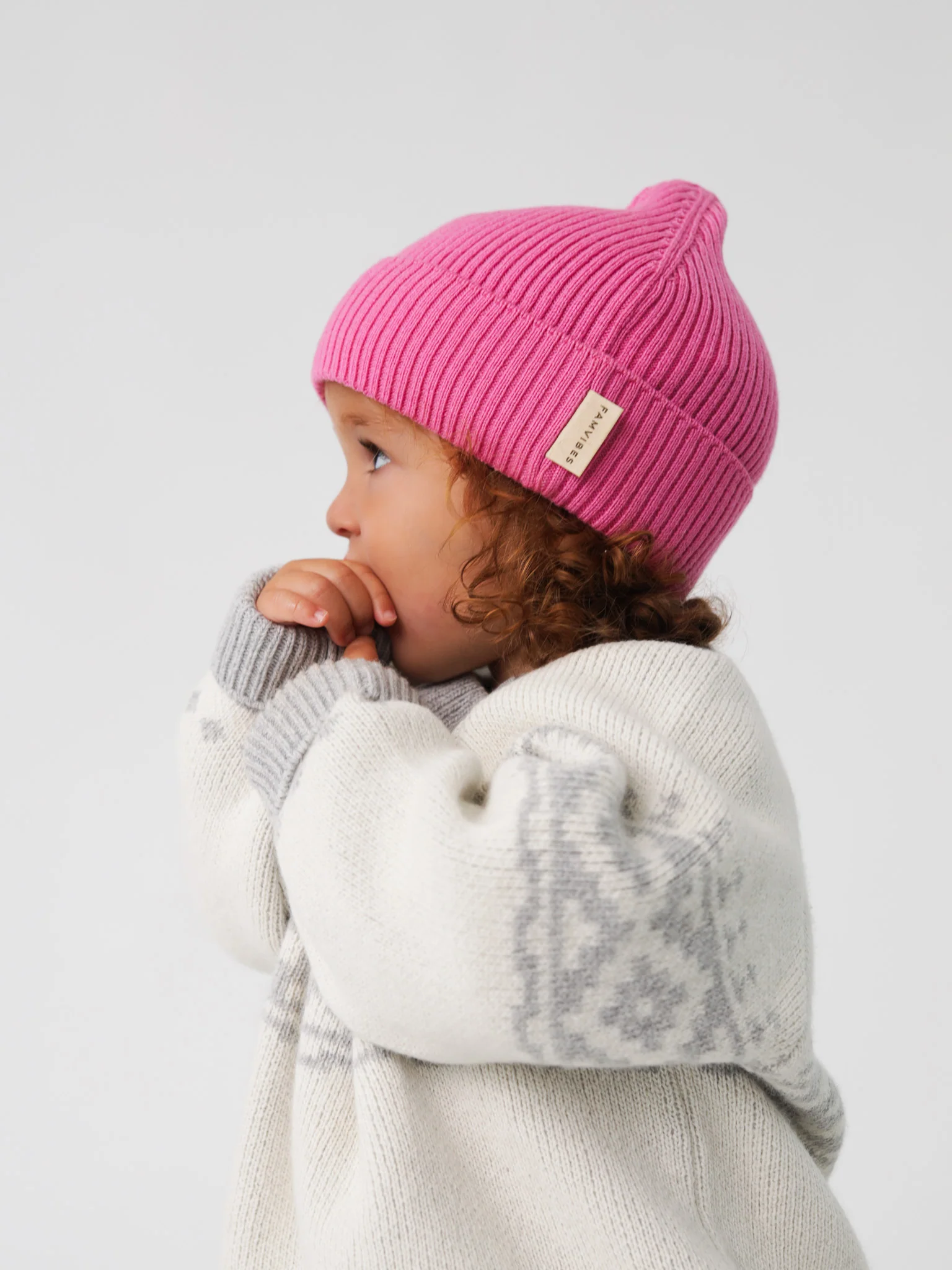 Famvibes Wintermütze Merino pink