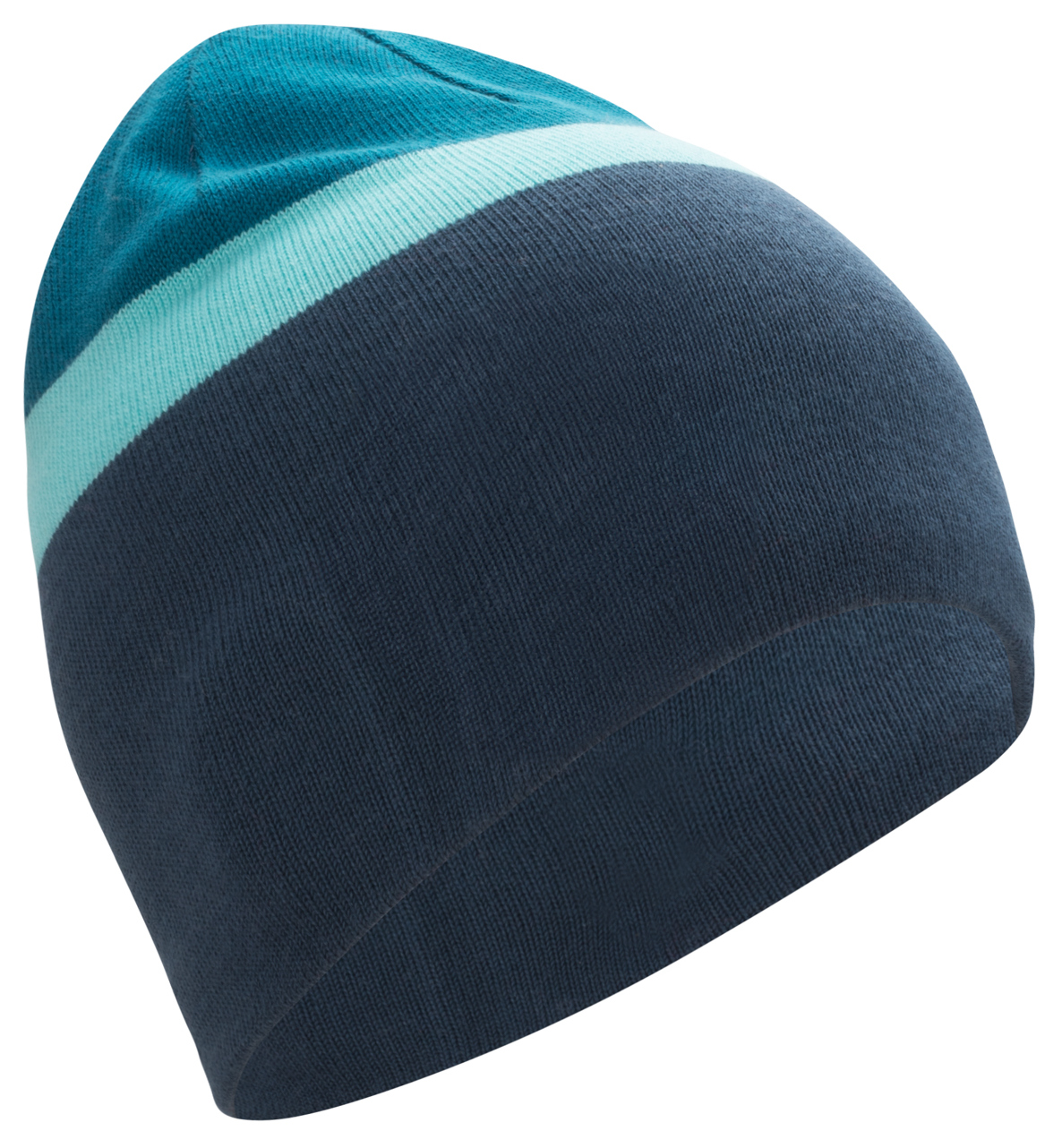 Trollkids Nordland Wintermütze mystic blue/arctic blue