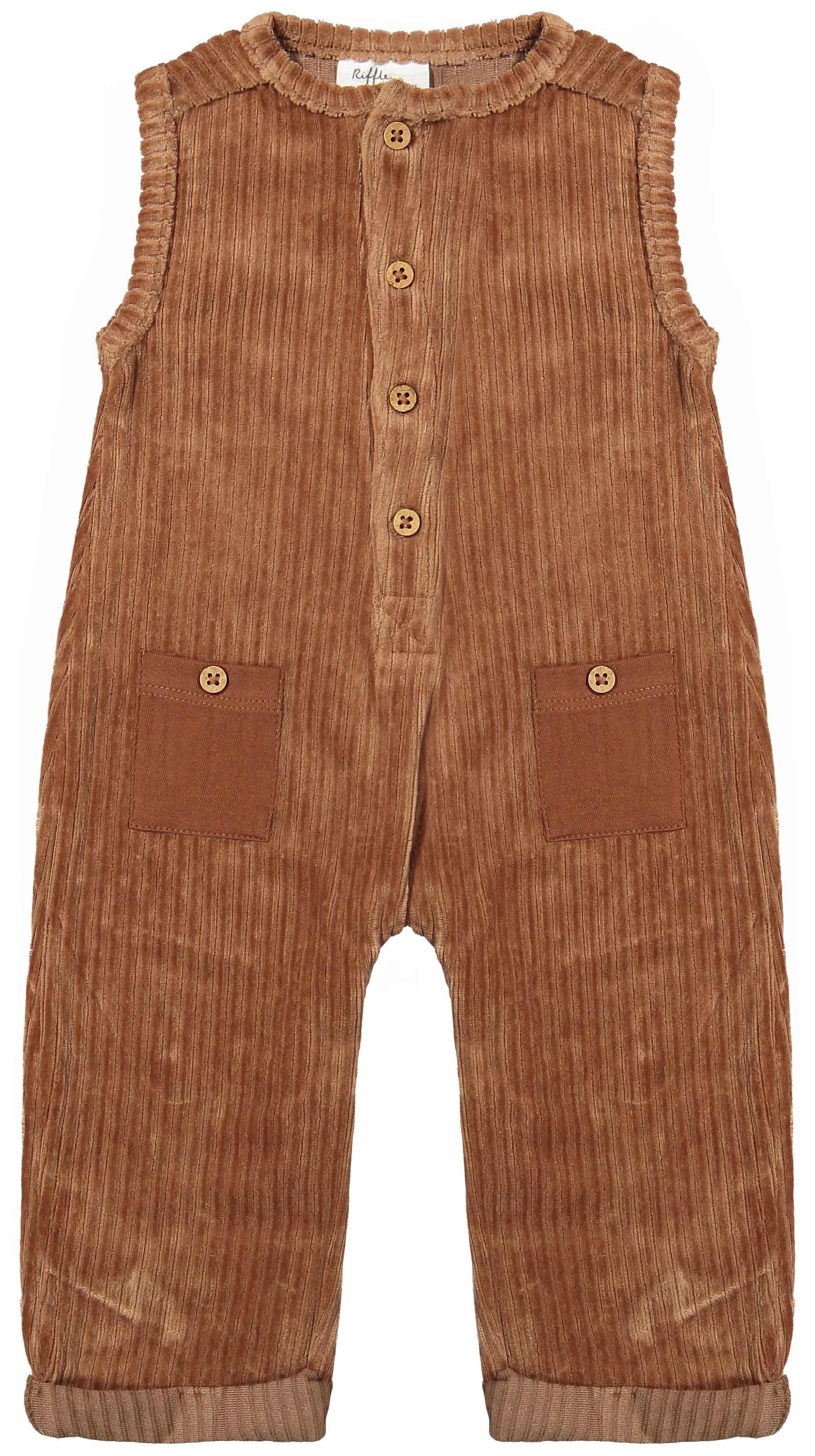 Riffle Bodysuit Cord Rip Brown