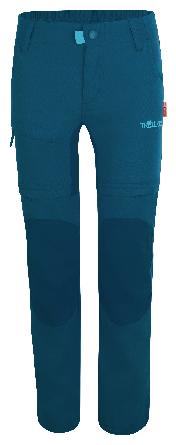 Trollkids Arendal Zip-Off Pants XT Petrol