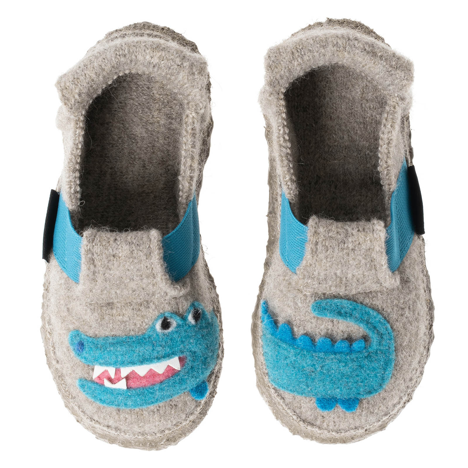 Nanga Hausschuh SW Funny Croco mittelbraun